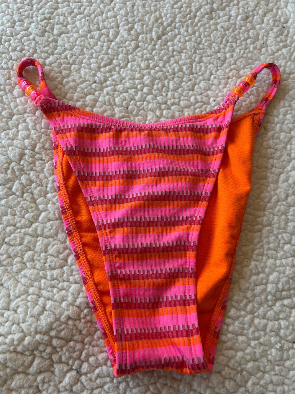wild fable Pink & Orange Striped Girls' Bikini Bottoms